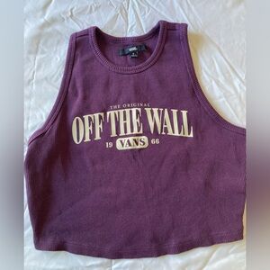 Vans Deep Purple Knit Top